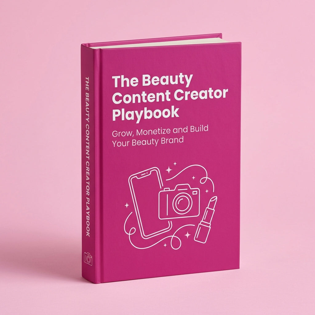 The Beauty Content Creator Playbook book cover